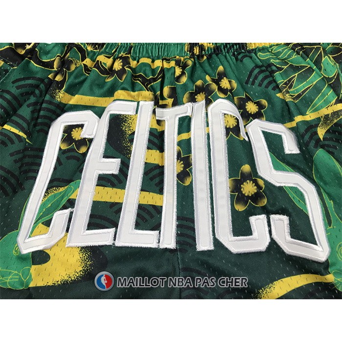 Short Boston Celtics Lunar New Year Mitchell & Ness Just Don Vert